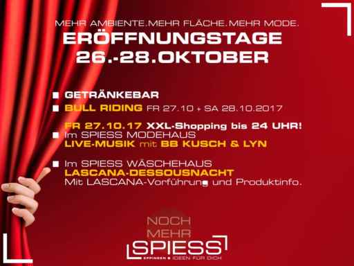 SPIES S Modehaus Eppingen - Eröffnung